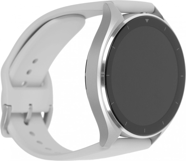 Смарт-часы Xiaomi Watch 2 46мм 1.43" AMOLED корп.серебристый рем.серый разм.брасл.:140-210мм (BHR8034GL)