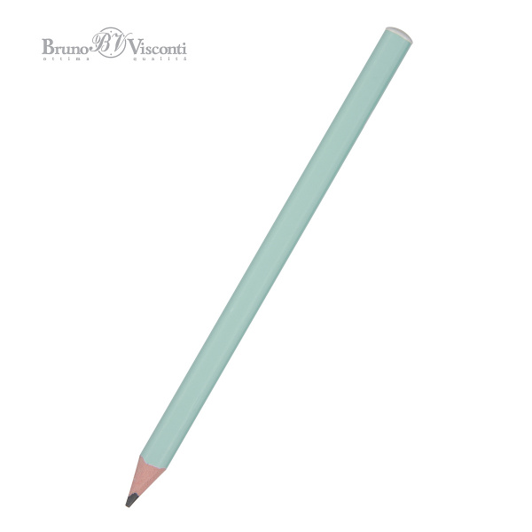 Карандаш ч/гр. Jumbo BV Happy Graphix "Зефирный мятный" (4В) 21-0065/04