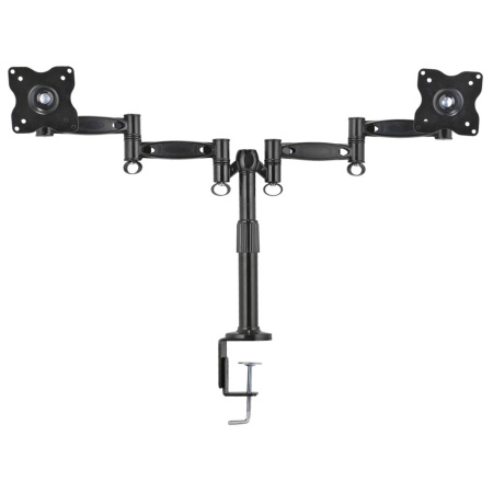 Кронштейн для монитора Kromax OFFICE-3 серый струбцина,2монитора,15-32",до 12кг,высота 220-368мм,нак Кронштейн для монитора Kromax OFFICE-3 серый струбцина,2монитора,15-32",до 12кг,высота 220-368мм,нак