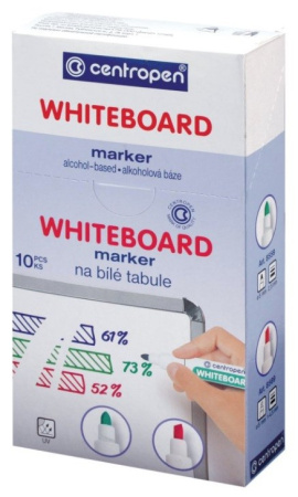 Маркер для доски CENTROPEN "8559 0167" голубой, пулевидный, 2,5мм