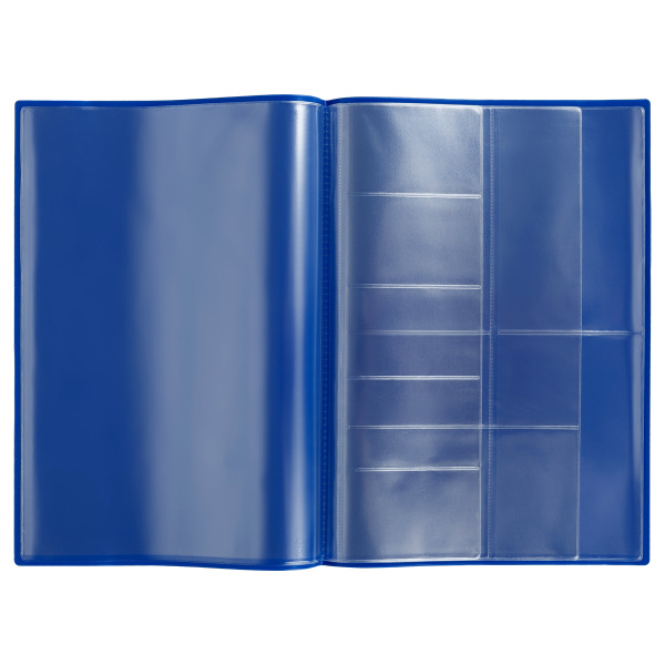 Папка для семейных документов А4, OfficeSpace, ПВХ, синяя (ОСДА4_56520)