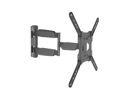 Кронштейн ITECHmount LCD543XL черный настенный,для тв,23-55",до 35кг,от стены 45-610 мм,с выносом, с функцией наклона -15°~ +15°,и поворота -90° ~ +90