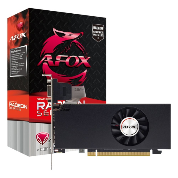 Видеокарта Afox RX550 4GB GDDR5 128bit VGA DP HDMI 1FAN LP (AFRX550-4096D5L2-V3) ret