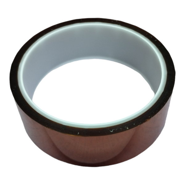 Скотч термостойкий (каптоновая лента), ширина 30мм, рулон 33метра, -40..+250C