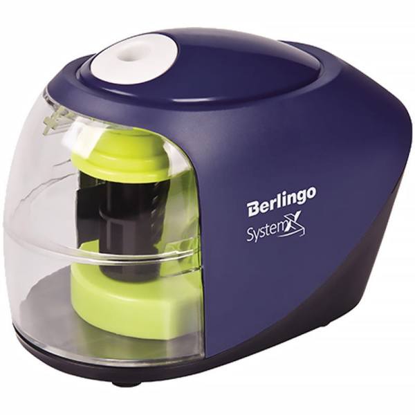 Точилка электрическая Berlingo "SystemX", 1 отверстие, BEs_37002