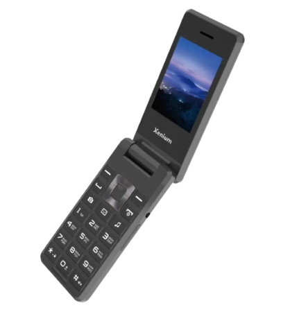 Сотовый Xenium X600 Dark Grey 2sim/2.4"/320*240/32Mb/microSD/0.3Мп/Bt/1000мАч/раскладушка