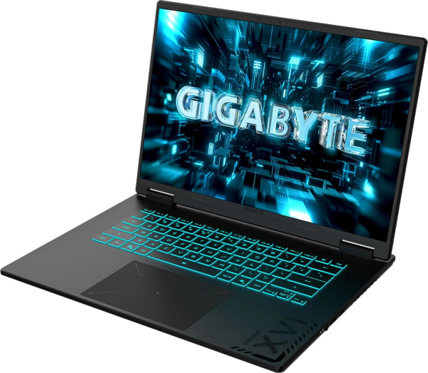 Ноутбук Gigabyte Gaming A16 Pro Core 7 240H 32Gb SSD1Tb NVIDIA GeForce RTX5070Ti 12Gb 16" IPS WQXGA (2560x1600) без ОС black WiFi BT Cam (DXHG4KZCC4SD)
