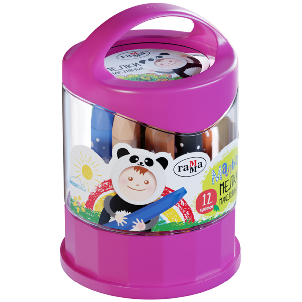 Мелки восковые 12цв. ГАММА "Малыш" (051218_01)