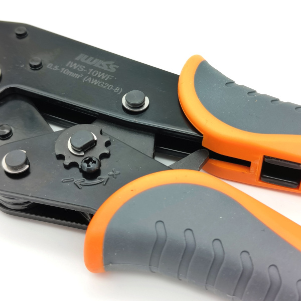 Кримпер Iwiss IWS-10WF, НШВ НШВИ 0.5..10кв.мм, обжим трапеция