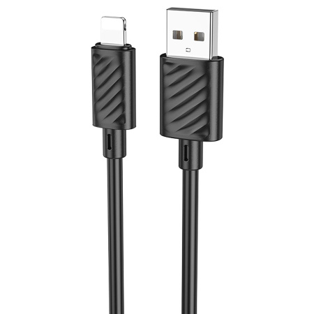 Кабель Lightning (m) - USB(m) HOCO X88, 1м, 2.4A черный
