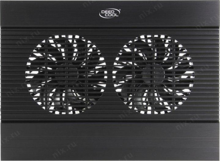 Охладитель Deepcool <DP-N24N-N8BK> NoteBook Cooler N8 BLACK (25.1дБ 1000об/мин USB  питание)