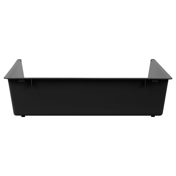 Лоток горизонтальный СТАММ "Респект" сетчатый, черный (ЛТГ-31160)