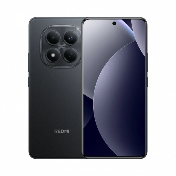 Смартфон Xiaomi Redmi Note 15 Pro 12Гб 512Гб Black 6.77", AMOLED, 2392*1080, 2*2.2+6*2Ггц, 200+8МП, 32Мп, 4G, NFC, 6500 мАч, And 15
