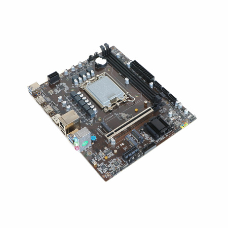 Мат.плата S1700 H610 BaseTech H610M (mATX,2DDR4,M.2,PCI-E16,PCI-E,3SATA3,2HDMI,DP,PC3200)[BT-H610M]