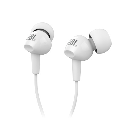 Гарнитура JBL C100si вставные, 16Ом, 103дБ, кабель 1.2м, White