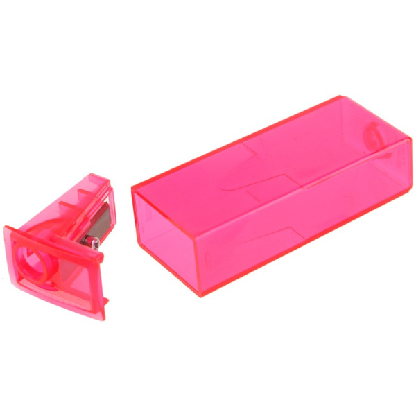 Точилка FABER-CASTELL 1 отверстие, контейнер, ассорти (581525)