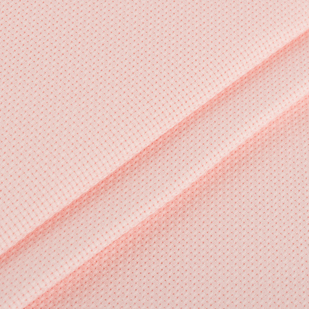 Канва K04 "Gamma" Aida №14 цв. 100% хлопок 30 х 40 см ± 2 см 1 шт св-розовый