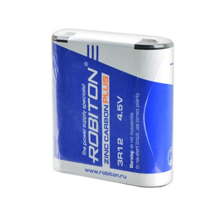 Батарейка 3R12(квадратная) ROBITON 1шт./4,5В. солевая