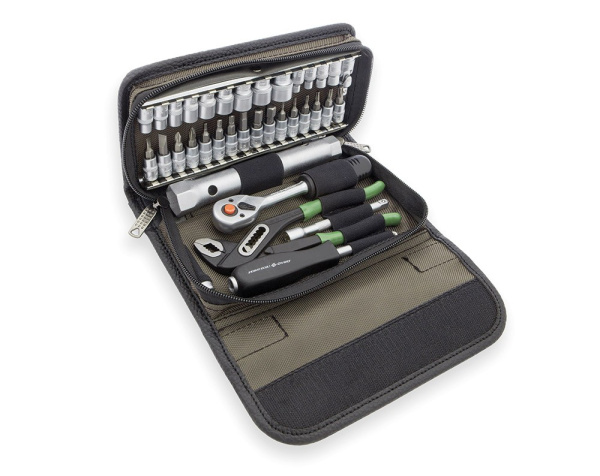 Набор головок 1/4" с инструментом в сумке, 37 предметов, Дело техники 600937