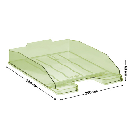 Лоток горизонтальный СТАММ "Эксперт" лайм (ЛТ206)