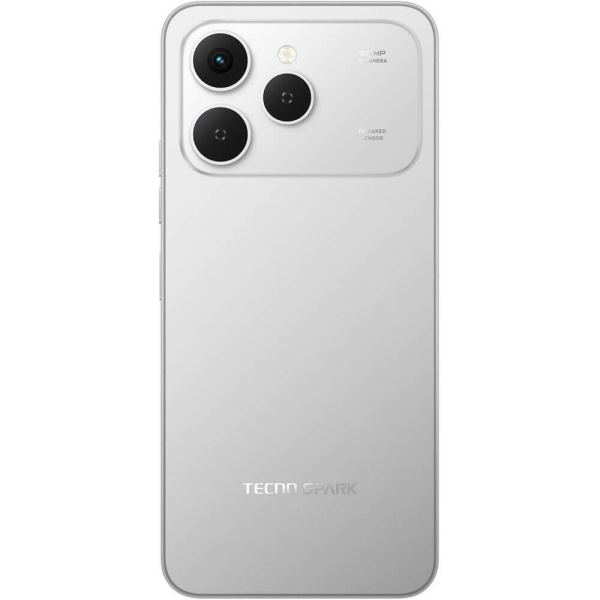 Смартфон Tecno SPARK 40 8Гб 256Гб Titanium Grey 6.67", IPS, 1600*720, 2*2+6*1.7ГГц, 50Мп, 8Мп, 4G, NFC, 5200мАч, And 15