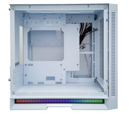Корпус mATX Б_БП 1STPLAYER STEAM PUNK SP6-G White (USB3.0, Audio, WN, ARGB, белый)[SP6-G-WH]