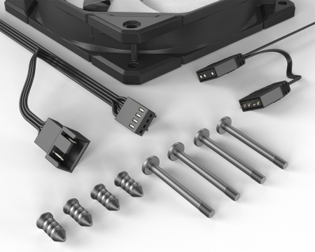 Кулер в корпус 120х120х25 ID-COOLING TF-12025-PRO-ARGB (500-1800prm/4Pin PWM/3Pin 5V ARGB/82.5 CFM/35.2дБ/подшипник гидравлический/ARGB)