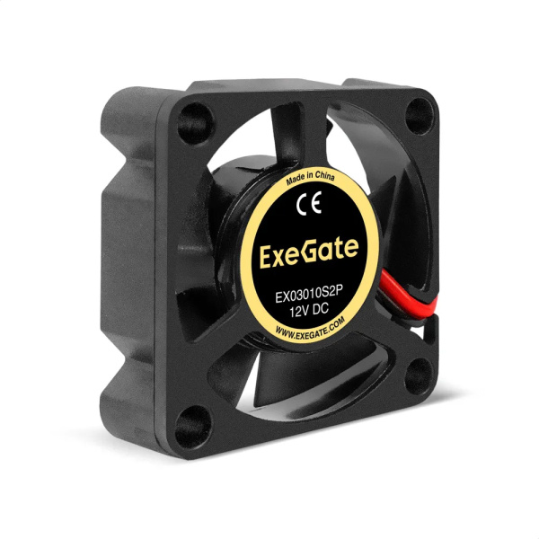 Кулер в корпус 30x30x10 ExeGate EX03010S2P (10000rpm/2pin/подшипник скольжения)
