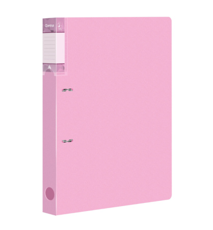 Папка 2 кольца Бюрократ "Gems", 32мм, 700мкм, GEM0812/2RPIN