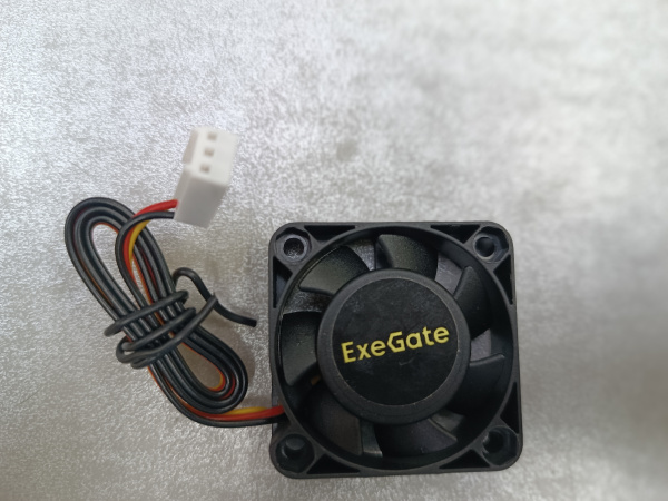 Распродажа. Кулер в корпус 40x40x10 ExeGate EX04010S3P (5000rpm/3pin/подшипник скольжения) (царапины)