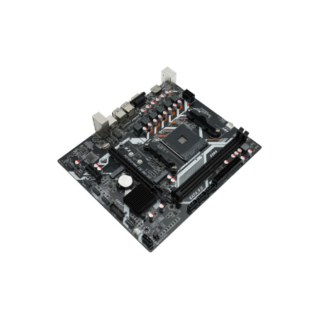 Мат.плата SocAM4 AMD B450 AFOX B450D4-MA5-V2 (mATX,2DDR4,M.2,PCI-E16,2PCI-E,HDMI,VGA,PC3000)