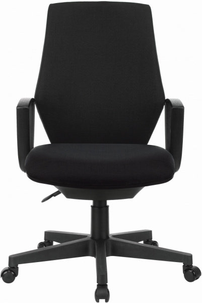 Кресло Бюрократ CH-545 черный 38-418 крестов. пластик CH-545/418-BLACK (1418126)