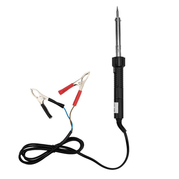 Паяльник 12в, 40вт, крокодилы, Rexant