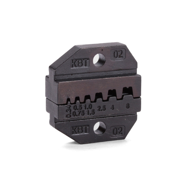 Матрица кримпера КВТ МПК-02, НШВ НШВИ 0.25..6.0мм², обжим трапеция, для СТВ СТК СТА