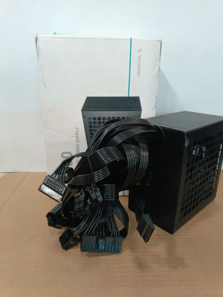 Распродажа! Блок питания 600Вт DeepCool PF600 (APFC,120мм,4PCI-E,6SATA,80+)[R-PF600D-HA0B-EU](дефект разьема)