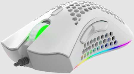 Игровой набор Jet.A Panteon GS800 (механическая клавиатура + прогр. ультралёгкая мышь) Белый