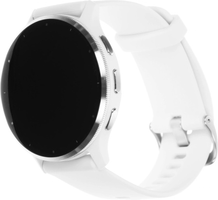Смарт-часы Garmin Venu 3 35.4мм 1.4" AMOLED корп.серый/серебристый рем.белый разм.брасл.:135-200мм (010-02784-00)