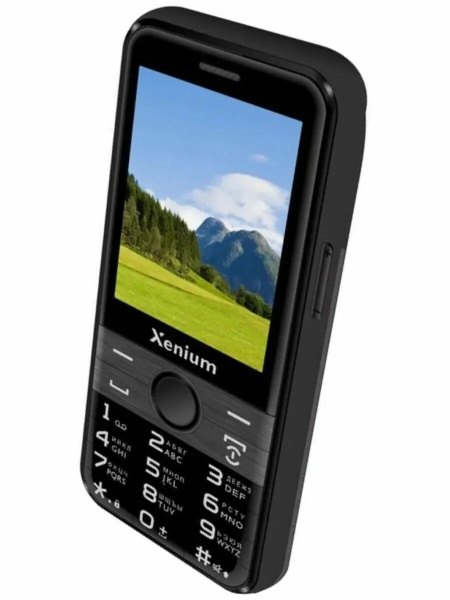 Сотовый Xenium X800 черный 2sim/2.8"/320*240/32Mb/microSD/0.3Мп/Bt/3000мАч/моноблок