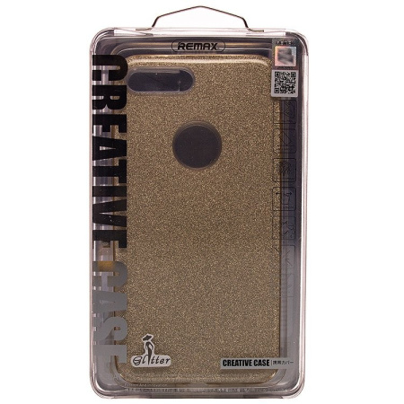 Накладка для Iphone 7 Plus/8 Plus Remax Glitter Series, Gold