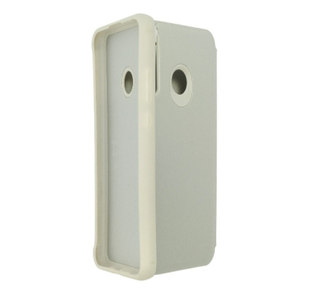 Чехол-книжка для Honor 9C/P40 Lite E/Y7p Zibelino Clear View Серебристый (ZCV-HON-9С-GRY)