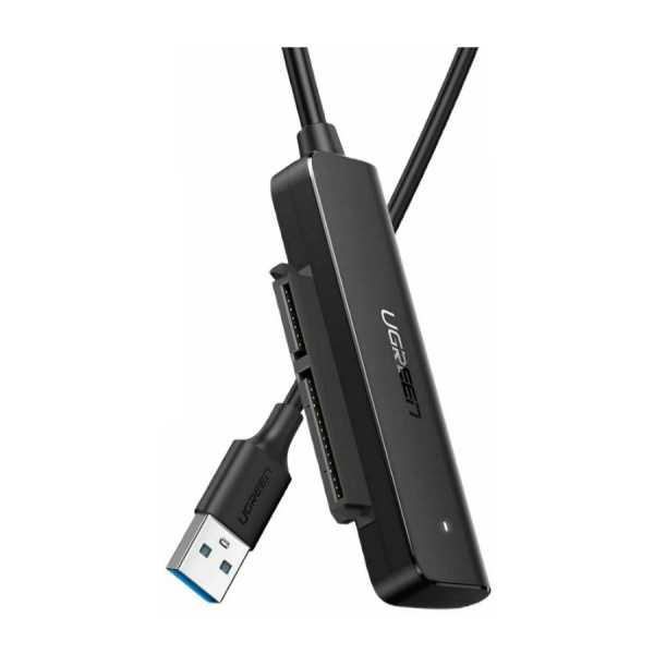 Переходник USB-C=>SATA 2.5"UGREEN CM321 (70610) 50см, черный