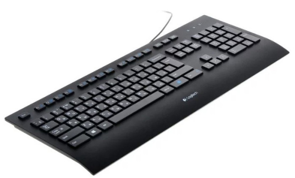 Клавиатура USB Logitech K280E (920-005215) мембранная, 104 клавиши, Black