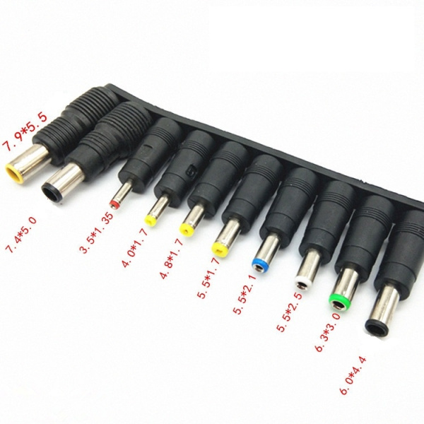Набор переходников разъёмов питания, с 5.5*2.1мм, 10 штук