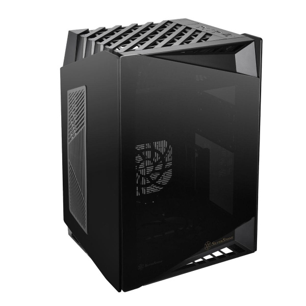 Корпус для ПК Silverstone Bad Pack SST-LD03B-AF TO-LD03-BK-GLASS AND AIR FLOW VENT-SST  (810256) bp