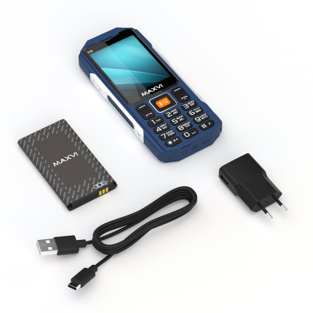 Сотовый Maxvi T19 Blue 2sim/2.8"/320*240/2000мАч/моноблок