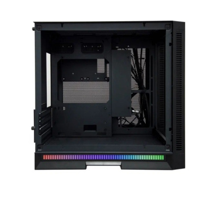 Корпус mATX Б_БП 1STPLAYER STEAM PUNK SP6-G (USB3.0, Audio, WN, ARGB, черный)[SP6-G-BK]
