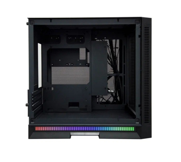 Корпус mATX Б_БП 1STPLAYER STEAM PUNK SP6-G (USB3.0, Audio, WN, ARGB, черный)[SP6-G-BK]