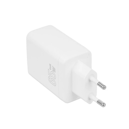 Зарядное_устройство - TypeC*2+A 65W GAN TFN белый (TFN-WC-65W-2113-WH)
