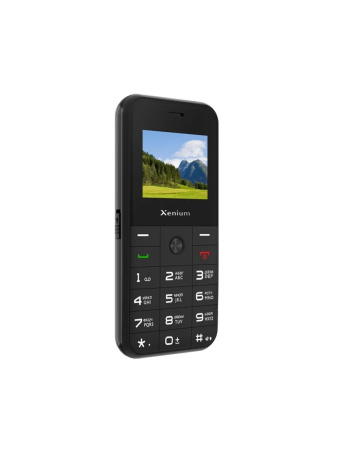 Сотовый Xenium X718 Black 2sim/1.77"/160*128/microSD/0.3Мп/Bt/1000мАч/моноблок