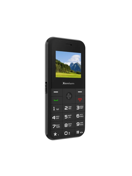 Сотовый Xenium X718 Black 2sim/1.77"/160*128/microSD/0.3Мп/Bt/1000мАч/моноблок